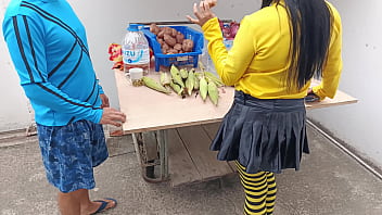 Homemade humble salesman fucks hot woman hard in his room