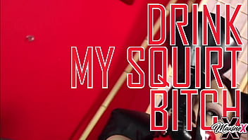 Lezdom maxine x dominates & makes janessa jordan swallow her fluids