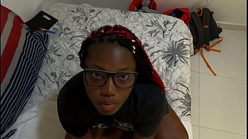 I was so fucking horny when i woke up so i sucked my neighbors stepson big cock in his bedroom mastermeat1