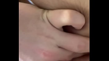 Short pussy playing and almost caught