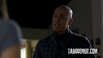 Brunette stepdaughter spanked and analed by stepdad