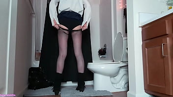 School girl wednesday addams peeing voyeur sage eldritch