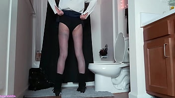 School girl wednesday addams peeing voyeur sage eldritch