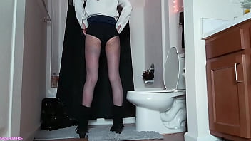 School girl wednesday addams peeing voyeur sage eldritch