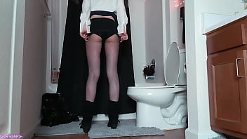 School girl wednesday addams peeing voyeur sage eldritch