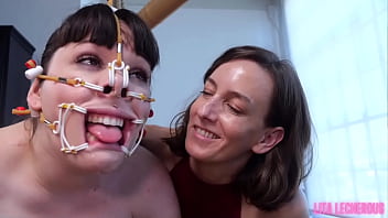 Sorority slut tied spanked and stretched