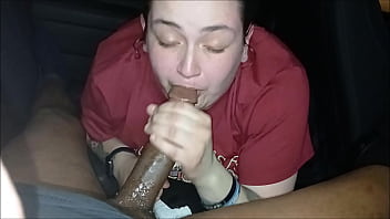 Getting my dick sucked in the back of the gmc