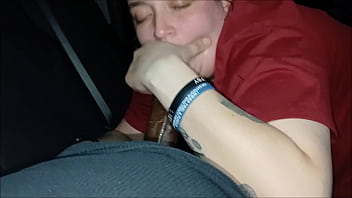 Getting my dick sucked in the back of the gmc