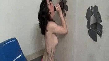 Triple Black Cocks In The Glory Hole thumbnail