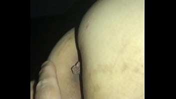 Playing with pussy from behind