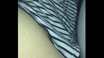 Playing with pussy from behind