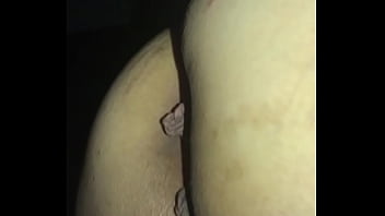 Playing with pussy from behind