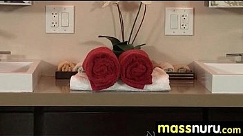 Naughty chick gives an amazing japanese massage 1