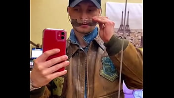 #vintage #leather #avirex #meninleather #maninleather #leathergay #jeansfetish #levisjeans #leatherandjeans