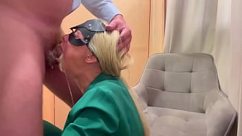 Dirty fetishist secretary crazywifeslut stole her boss's panties and regretted it rough facefuck with puke and vomit