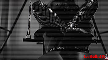 Gorgeous black lesbians strap on domination