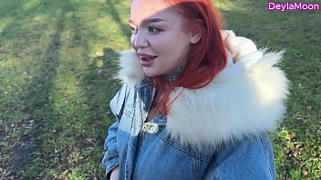 Risky public sex with a stranger in a restaurant restroom