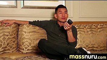 Sexy girl nuru massage and fuck 25