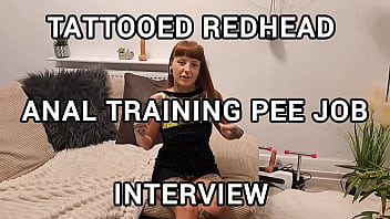 Anal interview with hot redhead ends with golden shower do you think she got the job