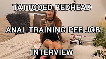 Anal interview with hot redhead ends with golden shower do you think she got the job