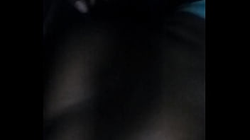 Ebony milf taking pipe