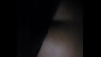 Ebony milf taking pipe