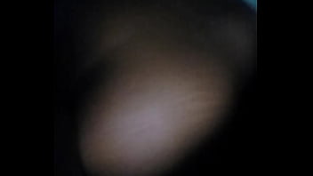 Ebony milf taking pipe