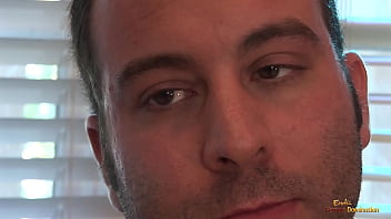 While Talking To A Stunning Milf In The Kitchen The Stud Imagines Her With Her Big Tits Out While She Is Bound To The Counter In Chains Before He Introduces Her To His Big Cock thumbnail