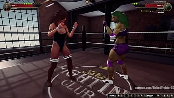 Helena vs jennifer nf3d female mma combat