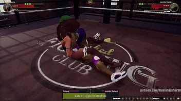 Helena vs jennifer nf3d female mma combat