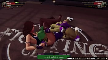 Helena vs jennifer nf3d female mma combat