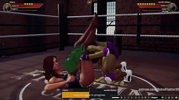 Helena vs jennifer nf3d female mma combat