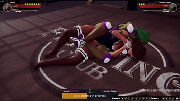 Helena vs jennifer nf3d female mma combat