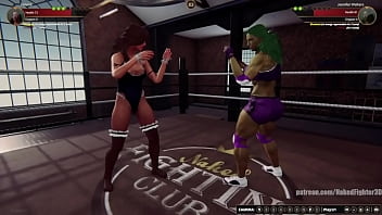 Helena vs jennifer nf3d female mma combat