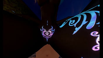 Femboy being ridden by demon mistress