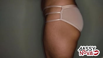 Sexy teen girl dancing wearing sexy bra & panty striptease & showing boobs & pussy