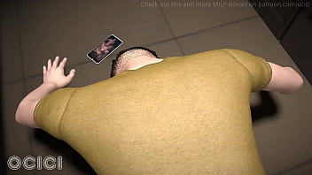 Busty milf fucks two lucky men in her garden 3d hentai ocici