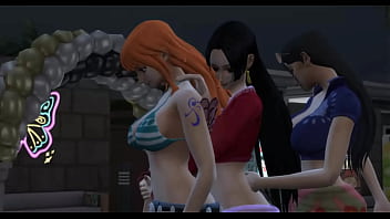 Hentai porn with nami boa nico and master roshi Hentai porn with nami boa nico and master roshi