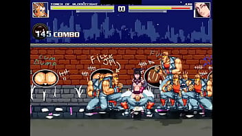 Hot Purple Haired Chick Gangbang thumbnail