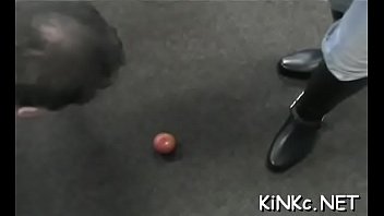 Gal plays with fire on balls