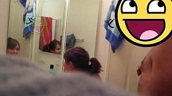 Bf fucks his girl hard in the bathroom and bed