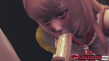 Busty Raphtalia 3d Animation – Big Boobs Girl Sloppy Blowjob Intense Irrumatio And Massive Facial Covered In Sperm In Honey Select 2 thumbnail