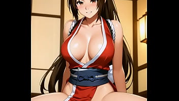 Cosplay anime girl cums hard