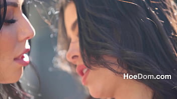 Lesbian cuties start fucking