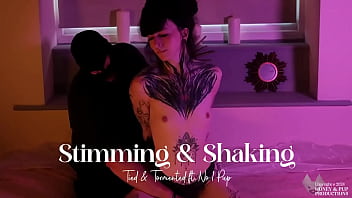 ** clip available **no1 pup tied a bamboo pole under honey's knee's to really emphasise her shakeswhat a perfect positi