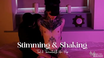 ** clip available **no1 pup tied a bamboo pole under honey's knee's to really emphasise her shakeswhat a perfect positi