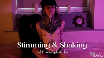 ** clip available **no1 pup tied a bamboo pole under honey's knee's to really emphasise her shakeswhat a perfect positi