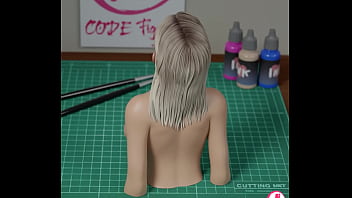 Figure 3d print of cumshot eva elfie