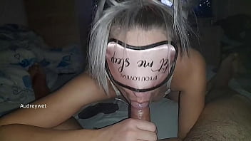 Old guy and sexy babe left alone at home cum on tits