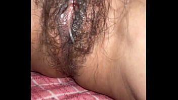 My wife's pussy is slippery when i lick it it reacts sensitively after that we had lewd sex